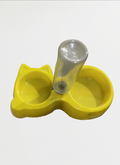 Cat Feeding Bowl with Water Bottle